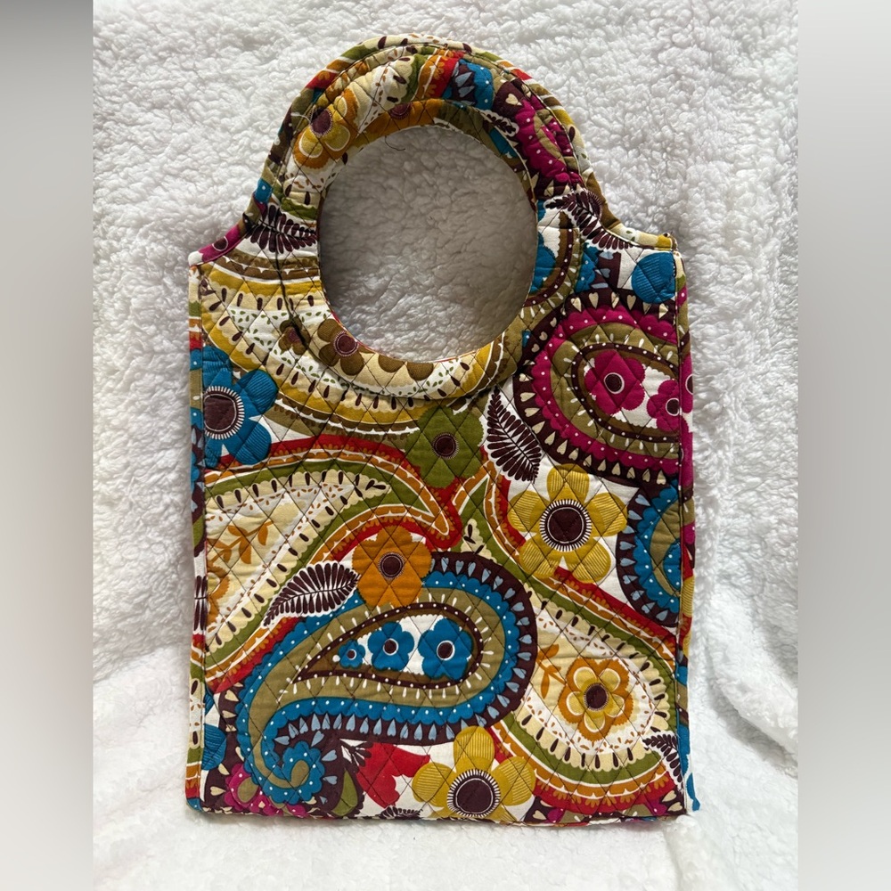 NWOT Vera Bradley Colorful Paisley Quilted Women's Tote